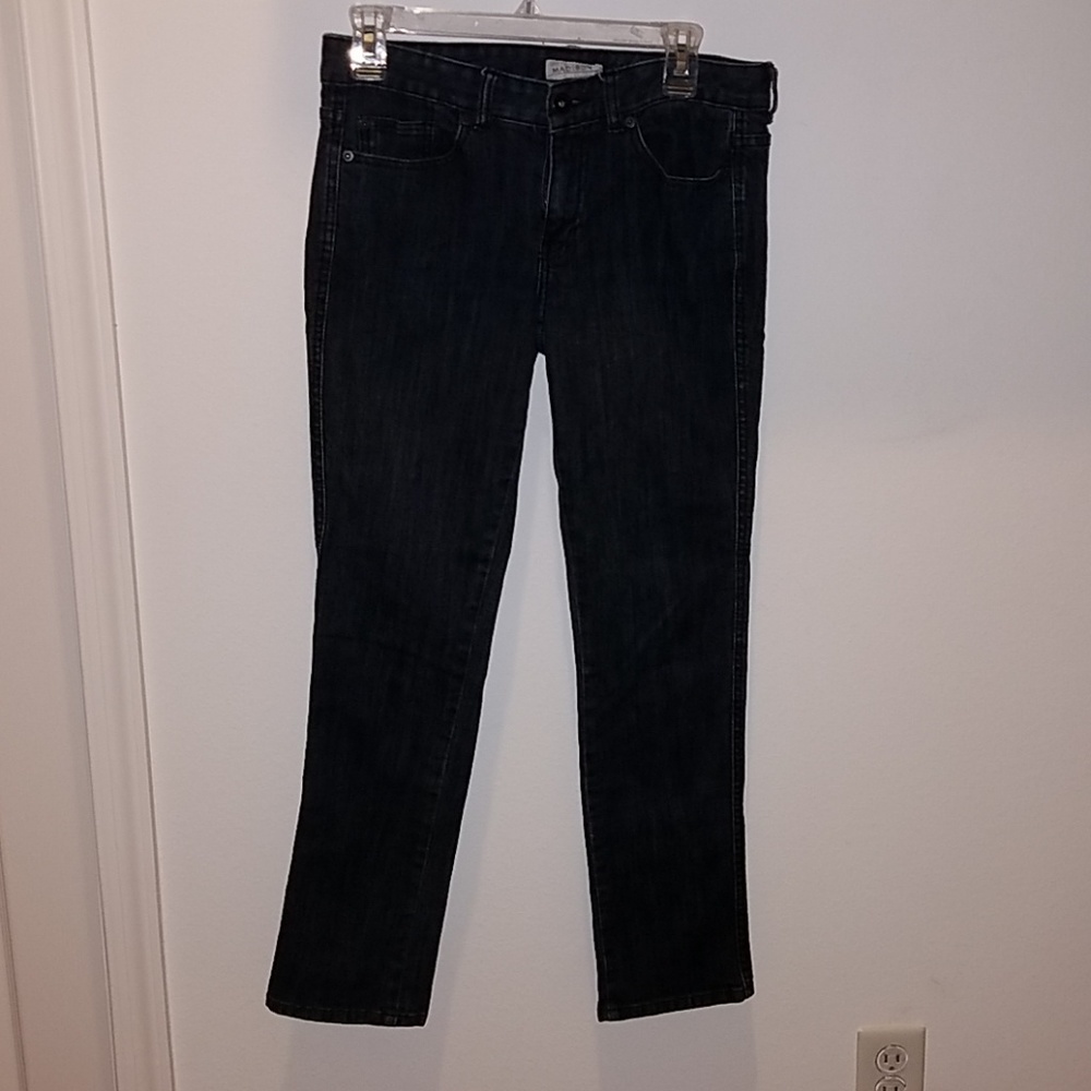 NWOT! Pencil leg jeans by Madison.Dark dark wash